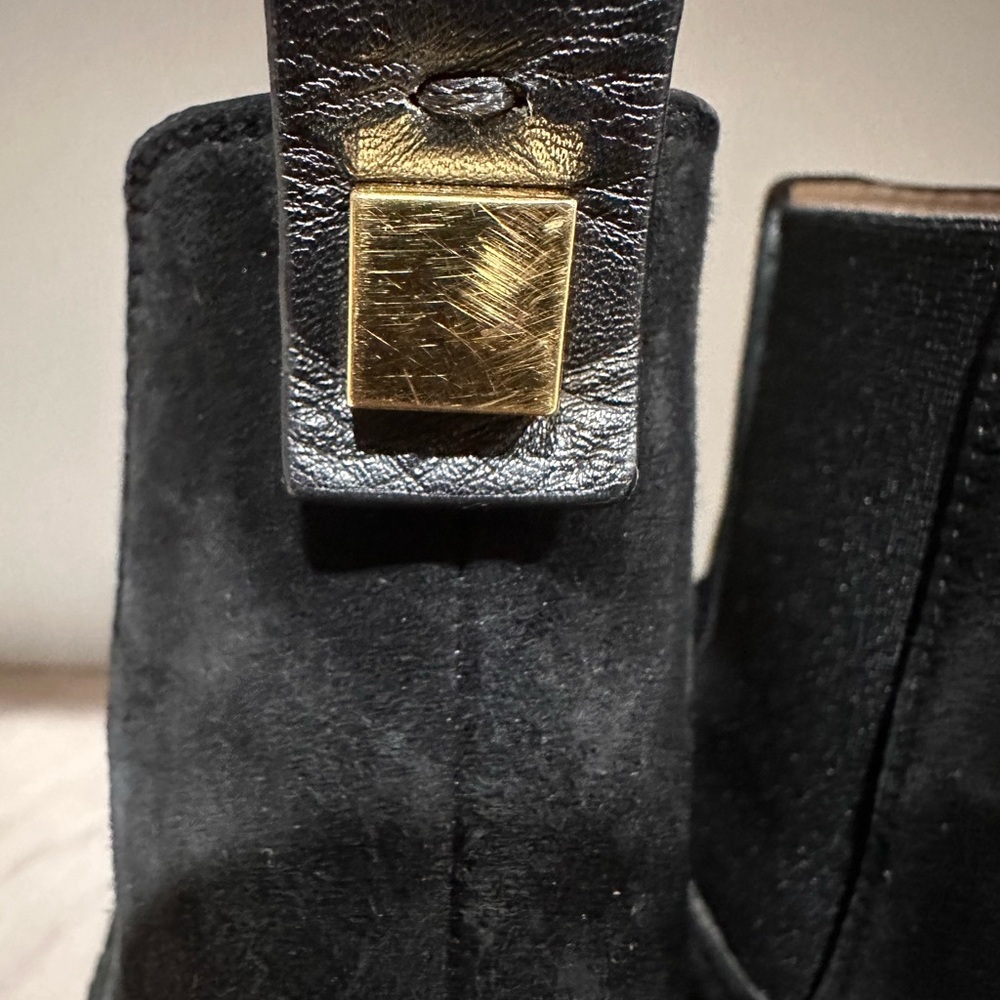 Stuart Weitzman Suede Chelsea Boots - Picture 5 of 11